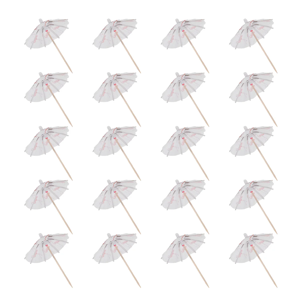 

20pcs Toppers Prints Creative Dessert Toppers for Party Christmas
