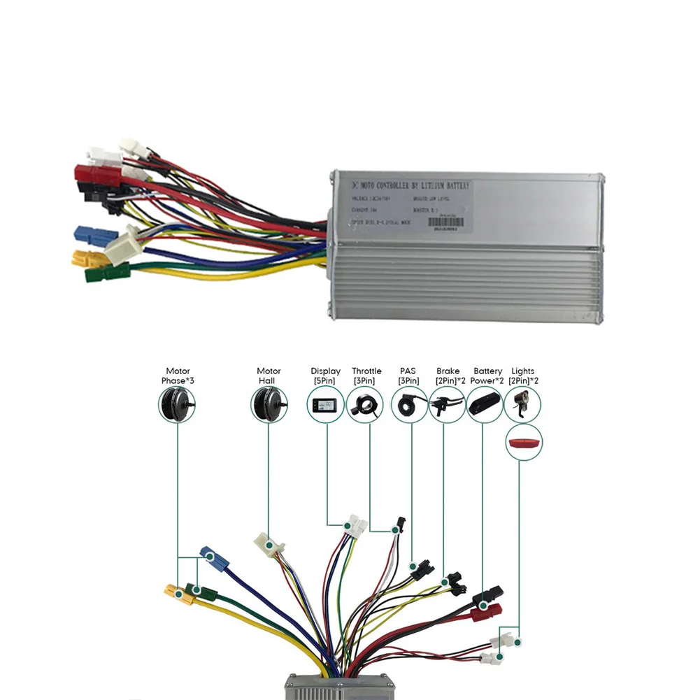 

E-Bike Brushless Speed Motor Controller JN GD01 Display Panel Scooter 1000W 30A Scooter Bike Parts Eletric Bicycle Accessories