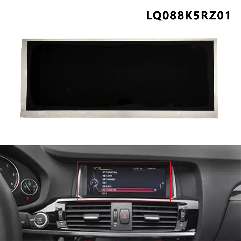 

1x Brand New 8.8" LCD Display Radio NAV Screen Fits For BMW X3 F25 X4 F26 2013-2018 #LQ088K5RZ01/ 4300345W Black Car Part