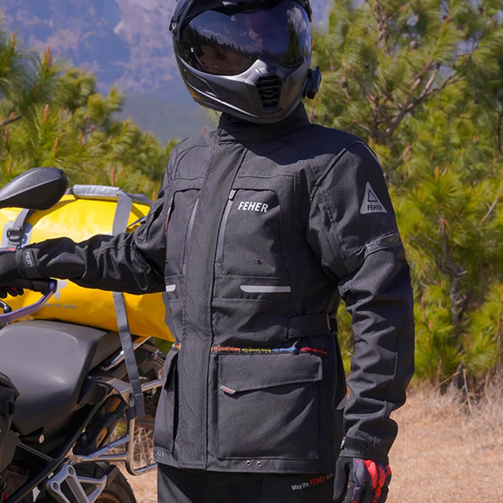 FEHER новый мотоциклетный раллийный костюм четыре сезона водонепроницаемая зимняя
