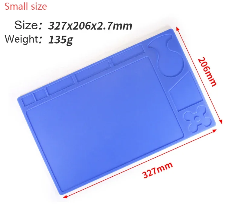 YIHUA термостойкий паяльный коврик с магнитной теплоизоляцией рабочая площадка паяльный силиконовый коврик ремонтная площадка