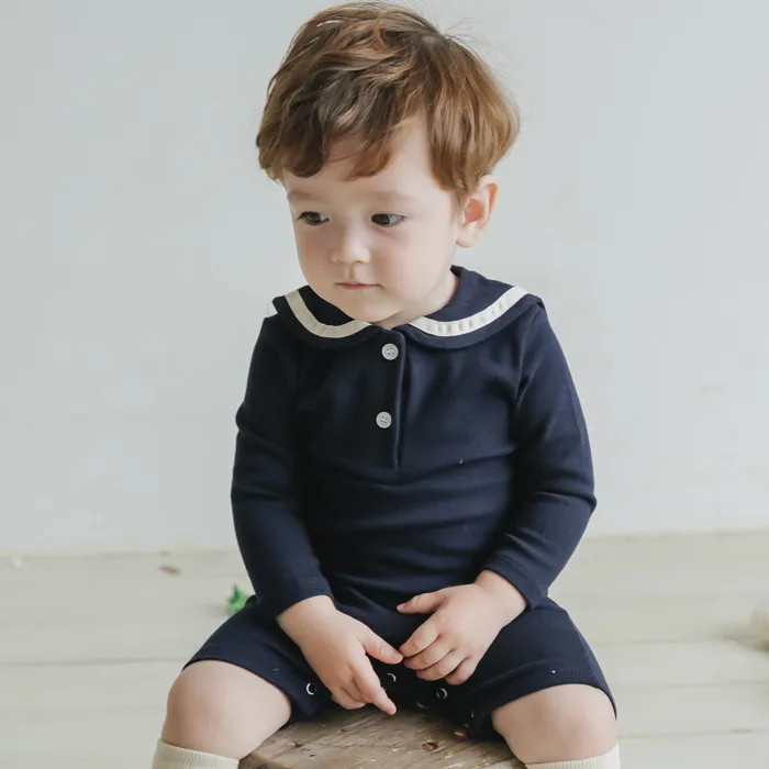 Комбинезон для новорожденных мальчиков и девочек цельнокроеное платье одежда