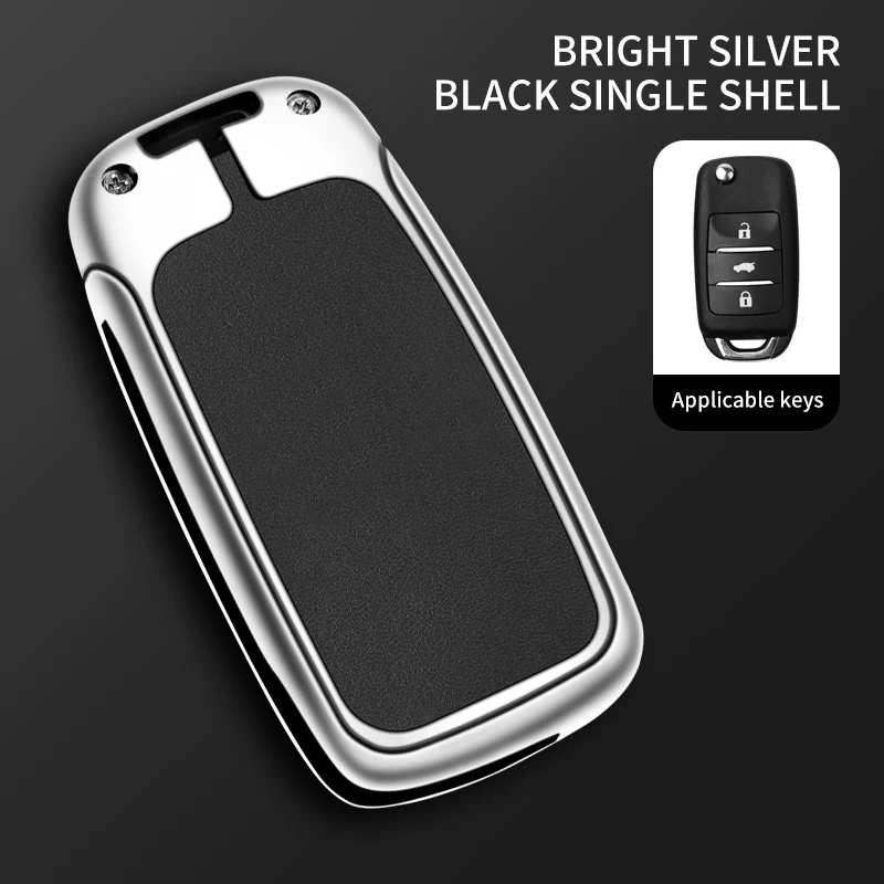 

Чехол-книжка для автомобильного ключа из цинкового сплава, чехол для Changan CS75 CS15 Benni EV E-Star CS35 Raeton, защитный держатель, аксессуары для сумки