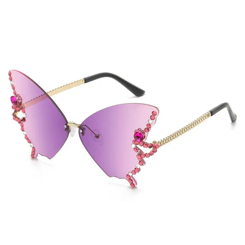 

Очки-Бабочки, оправа-бабочка, очки-бабочки с бриллиантами в форме бабочки, удобные в носке солнцезащитные очки без оправы, крупные солнцезащитные очки