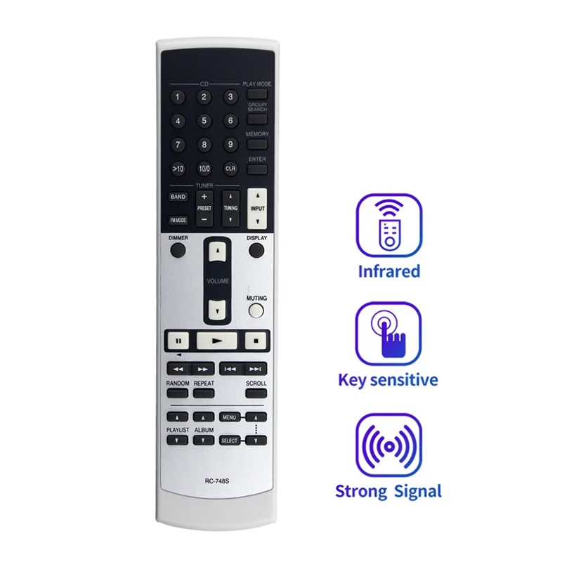 Фото B03B-RC-748S Замена пульта дистанционного управления для ONKYO CD AV-плеера A-9377 DX7555 DX9377 A9155 A9377 A9555 A9755 A9355 DX7355 A-9377B №1