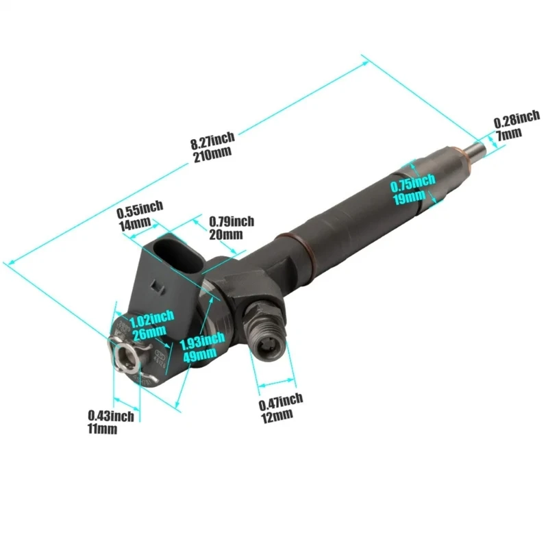 Топливная форсунка 0445110162 0445110163 05137297AA для Sprinter 2500 3500
