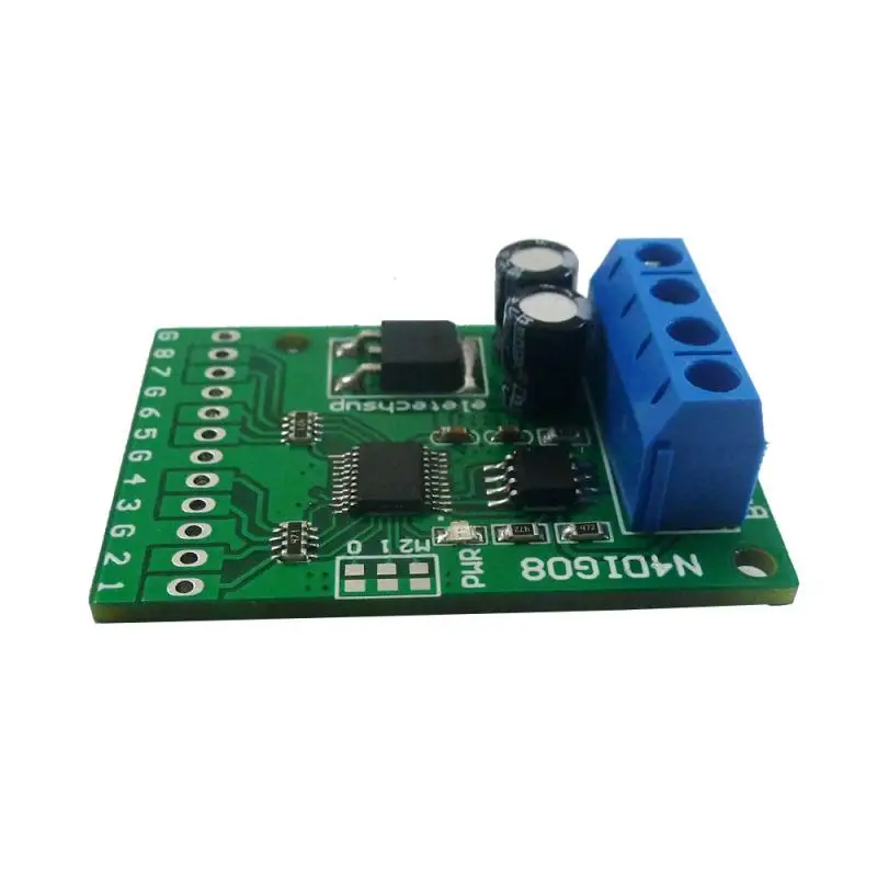 8-канальный вход/выход UART RS485 Modbus RTU контроллер модуль расширения ПЛК для Arduino UNO MEGA