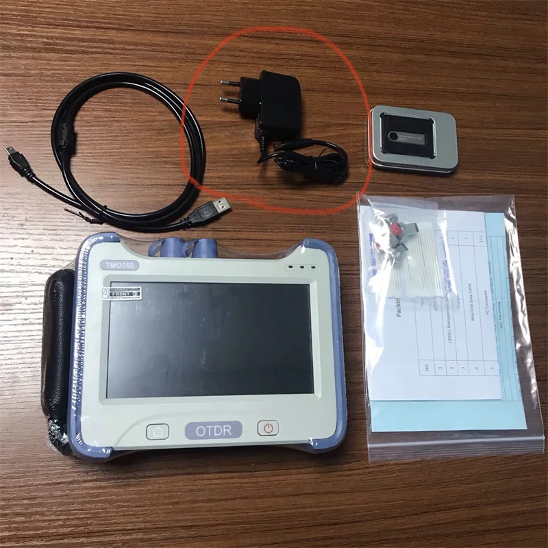 Multi-language Smart TMO350 OTDR SC/FC UPC APC SM MM Tester 850nm 1300nm 1310nm 1550nm Optical Time Domain Reflectometer French
