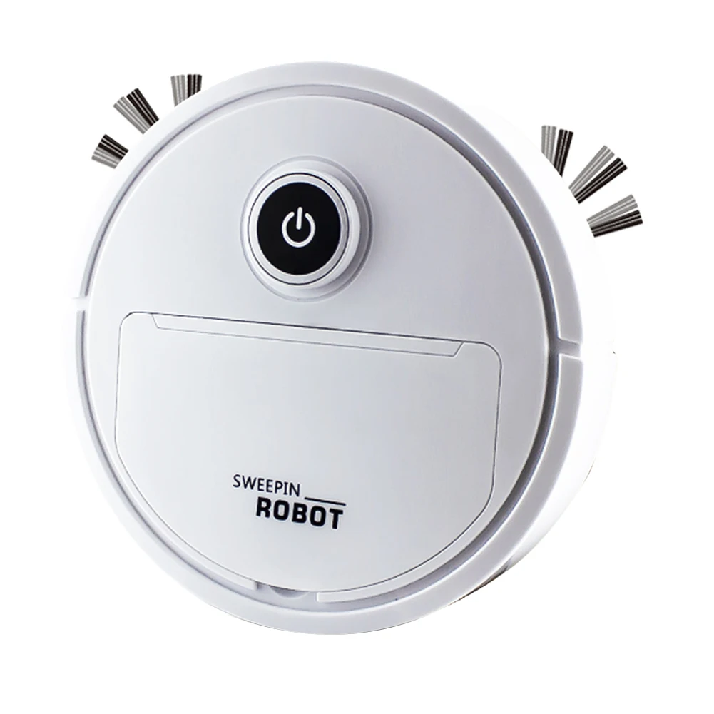 

Automatic Vacuum Cleaner Robot 3-In-1 Smart Wireless Sweeping Cleaning Machine Charging Intelligent Vacuum Cleaner White