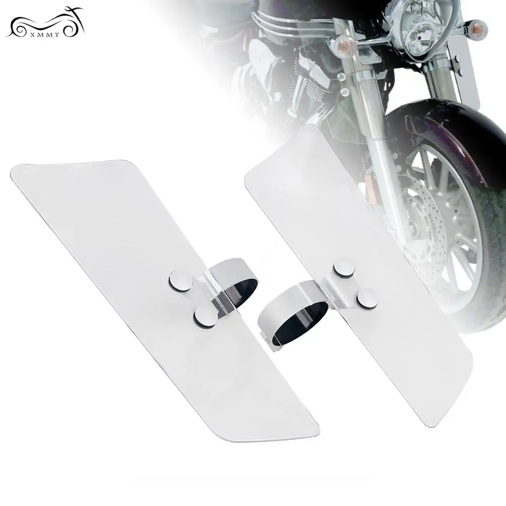 Прозрачные дефлекторы ветровой вилки монтажный комплект для Yamaha Road Star V Honda VTX VT