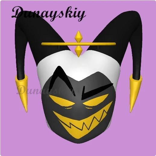 Маска для косплея Adam с рогами