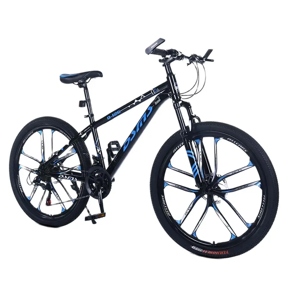 

Mountain Bicycle 24 Inch Adult Variable Speed Bike High Carbon Steel Frame Spoke And Integrated Wheel Cushioned Front Fork
