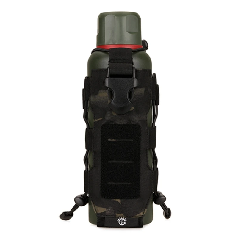 

Molle Water Bottle Holder, Professional Water Bottle Pouch Bag, Hydration Carrier for Travel with Quick Release Buckle