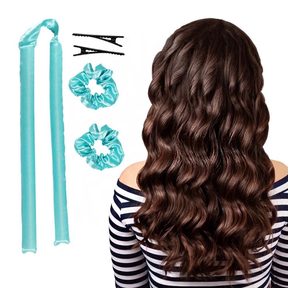 

Lazy Heatless Curling Rod Headband Hair Rollers Wave Formers Wet Wavy Bundles No Heat Curls Hair Styling Tools Curl Bar Curlers