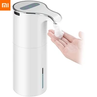 xiaomi new 450ml automatic soap dispenser touchless foaming soap dispenser rechargeable waterproof foam soap pump dispenser