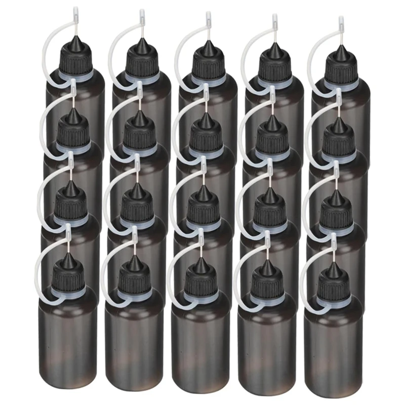 

30ML/1Oz Glue Bottles 24Pcs Portable Tip Bottle Pointed Mouth Glue Applicator Bottles Water Bottle With Fine Tip