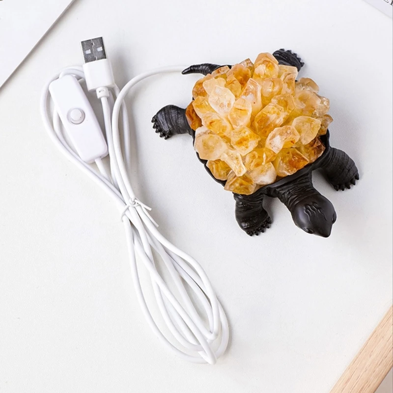 Декоративная статуя черепахи из натурального хрусталя украшение статуи с