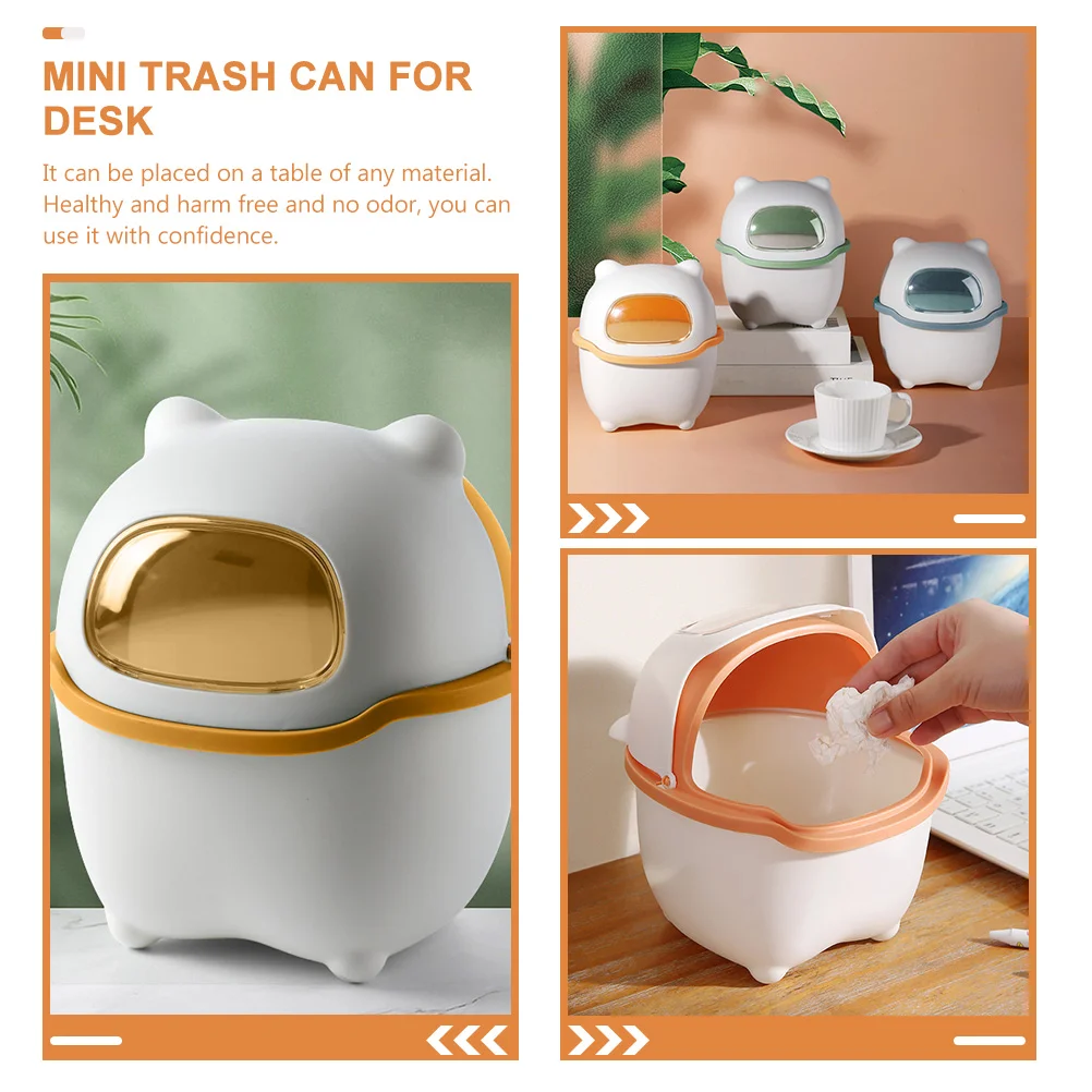 Мусорный бак с медведем мини-стол креативные автомобильные мусорные баки