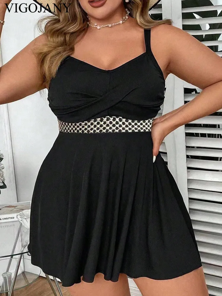 Женский сплошной купальник VigoJany Раздельный с открытой спиной и эффектом пуш-ап