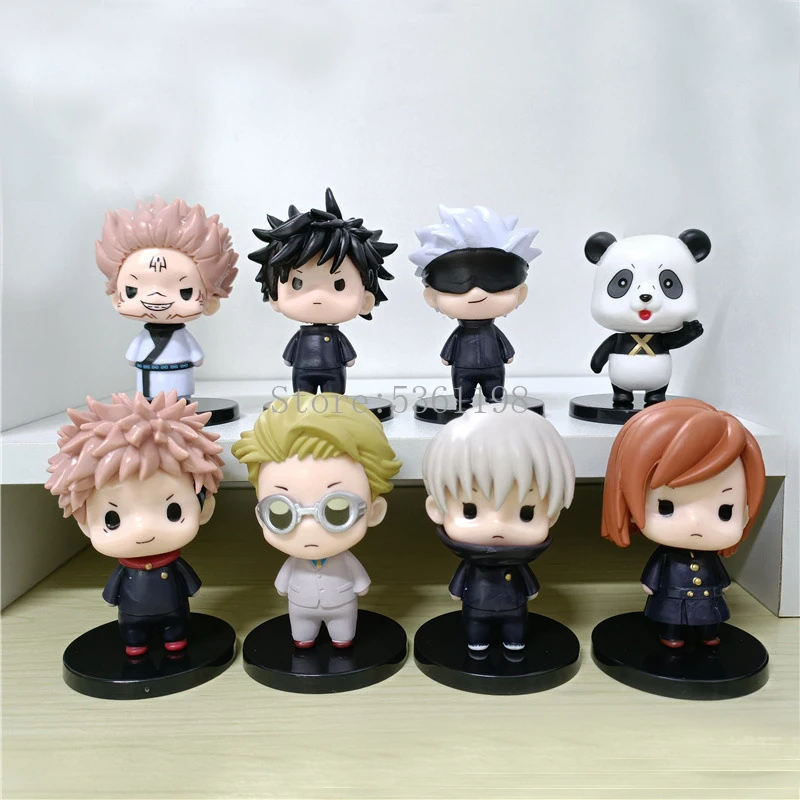 

Jujutsu Kaisen Anime Figure Gojo Satoru Itadori Yuji Action Figure Fushiguro Megumi Kugisaki Nobara Inumaki Toge Figurine Doll