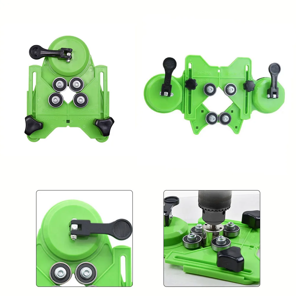 Двойные присоски с алмазными отверстиями направляющая для кольцевой пилы