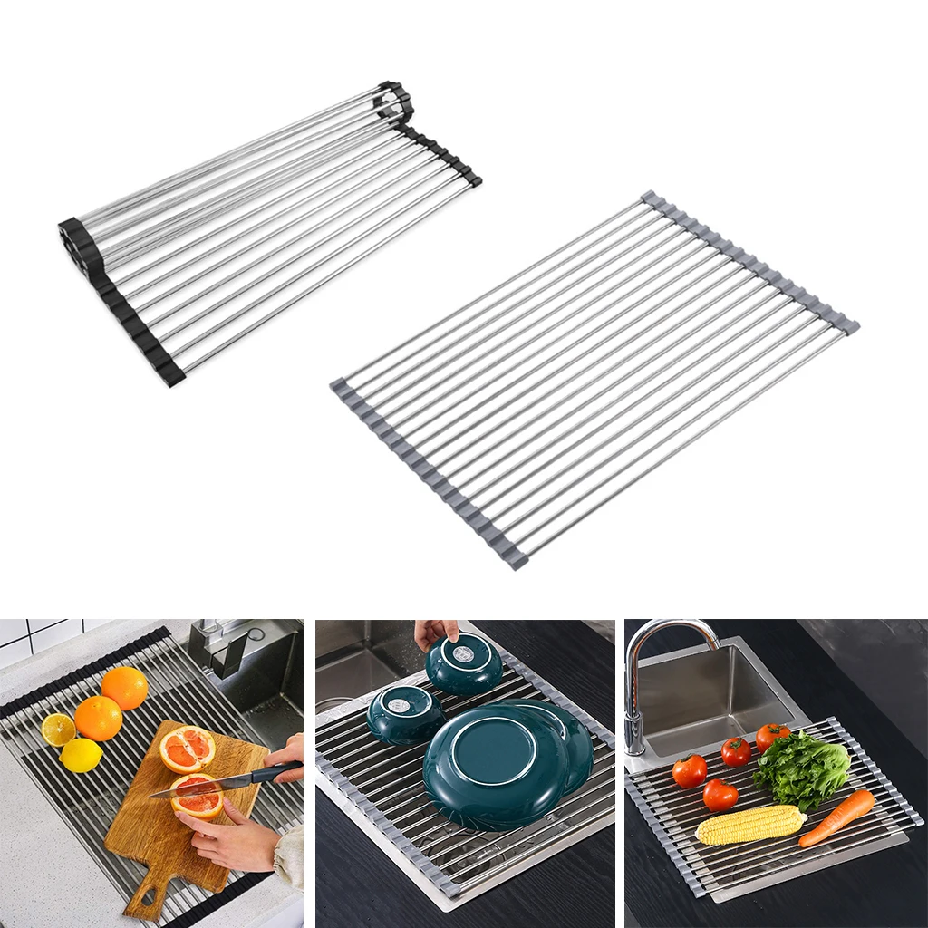 

Складная Сушилка для посуды, из нержавеющей стали, 47 х36 см