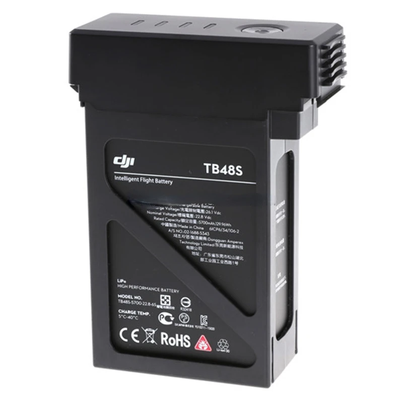

Original Matrice 600 PRO TB48S Intelligent Flight Battery 5700 mAh M600 PRO Battery Drone Accessories Parts in stock