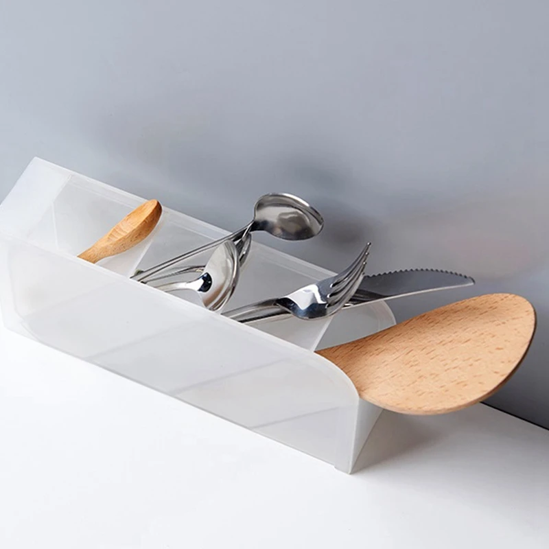 Настольный держатель для ручек 2 шт. настольный прозрачный с 4 ячейками школьные и