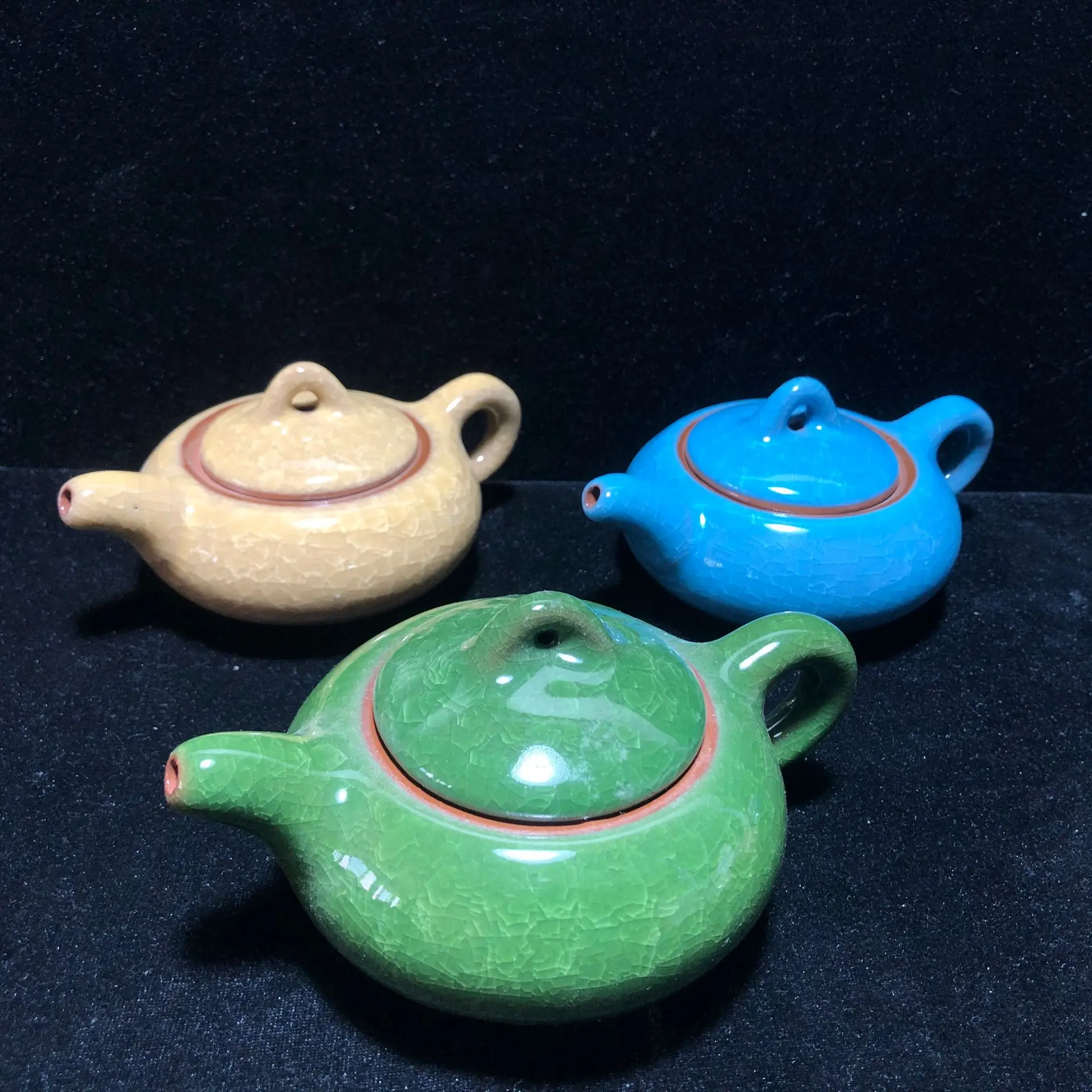 

146mm Ceramic Teapot Hand-Polished Feng Shui Reiki Healing Crystals Quartz Mineral Home Decoration Handicraft Stone Carvings