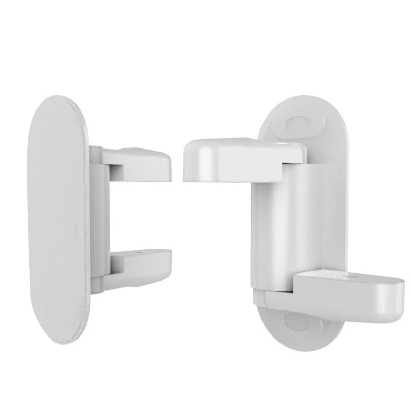 

T5EB Improved Childproof Door Lever Lock Easy One Hand Operation 1 Pack Prevents Toddlers from Opening Doors for 3M Adhesive