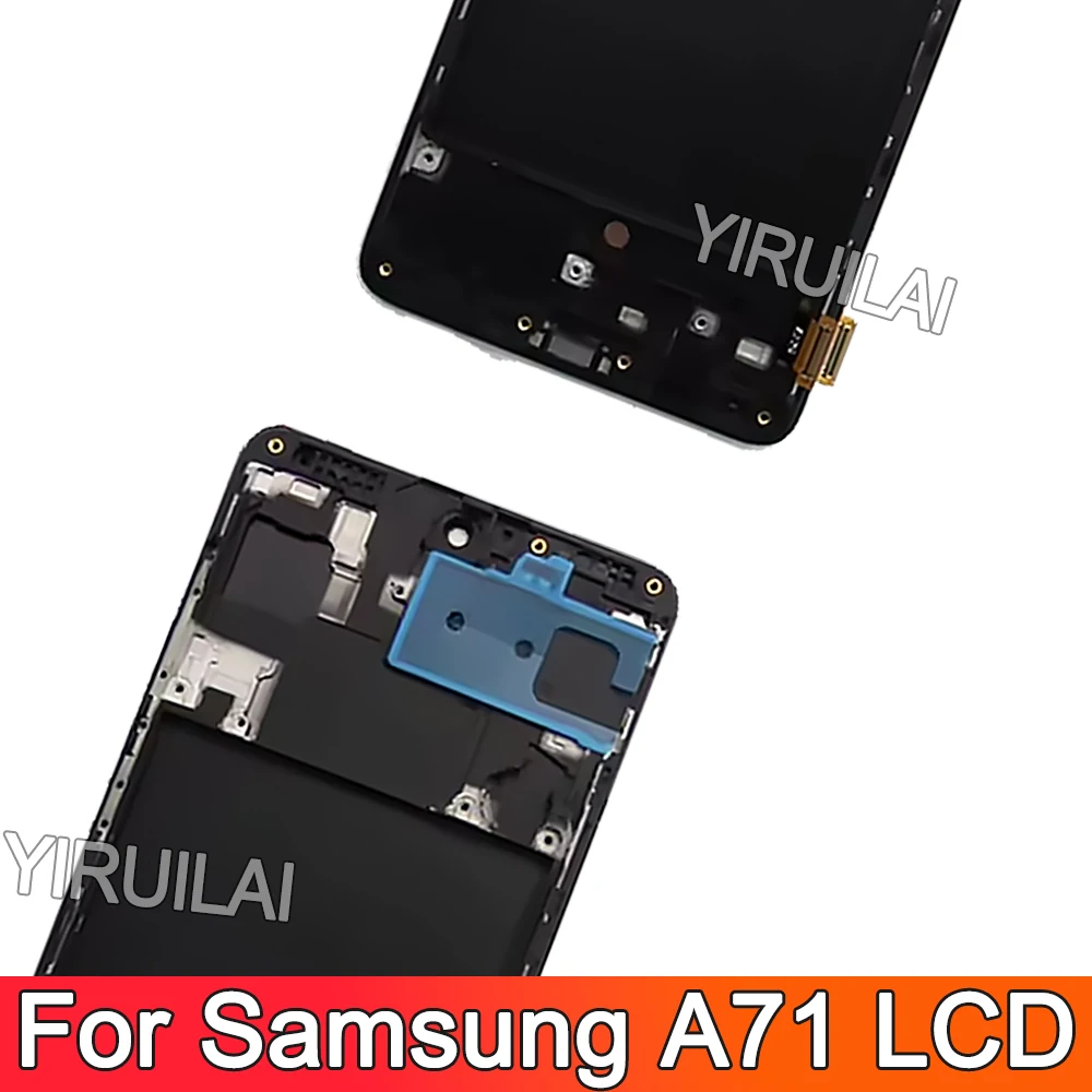 6 7 ''Super OLED для Samsung Galaxy A71 A715 ЖК-дисплей с сенсорным экраном и дигитайзером в