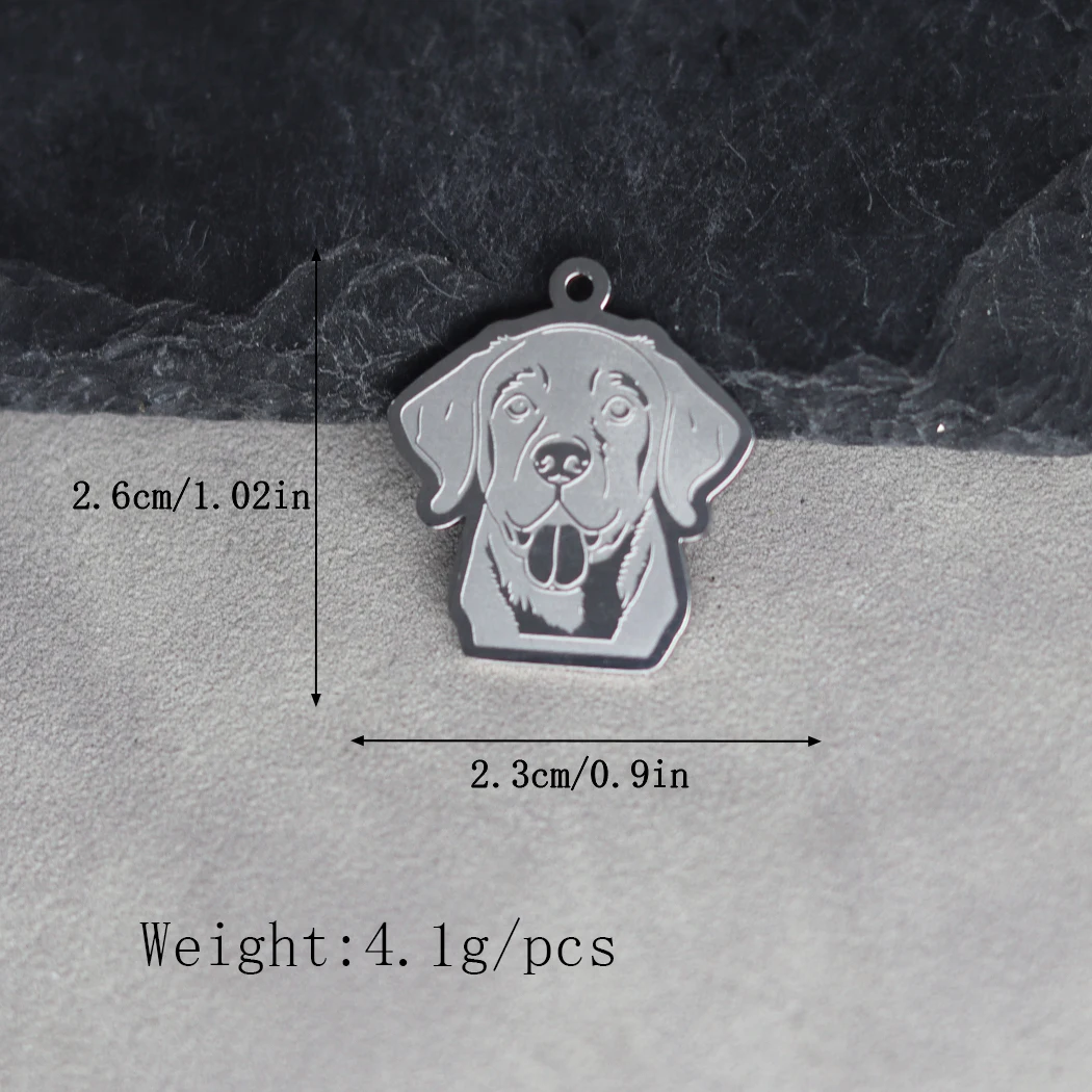 2 шт. очаровательное ожерелье из лабрадора-ретривера для женщин и мужчин