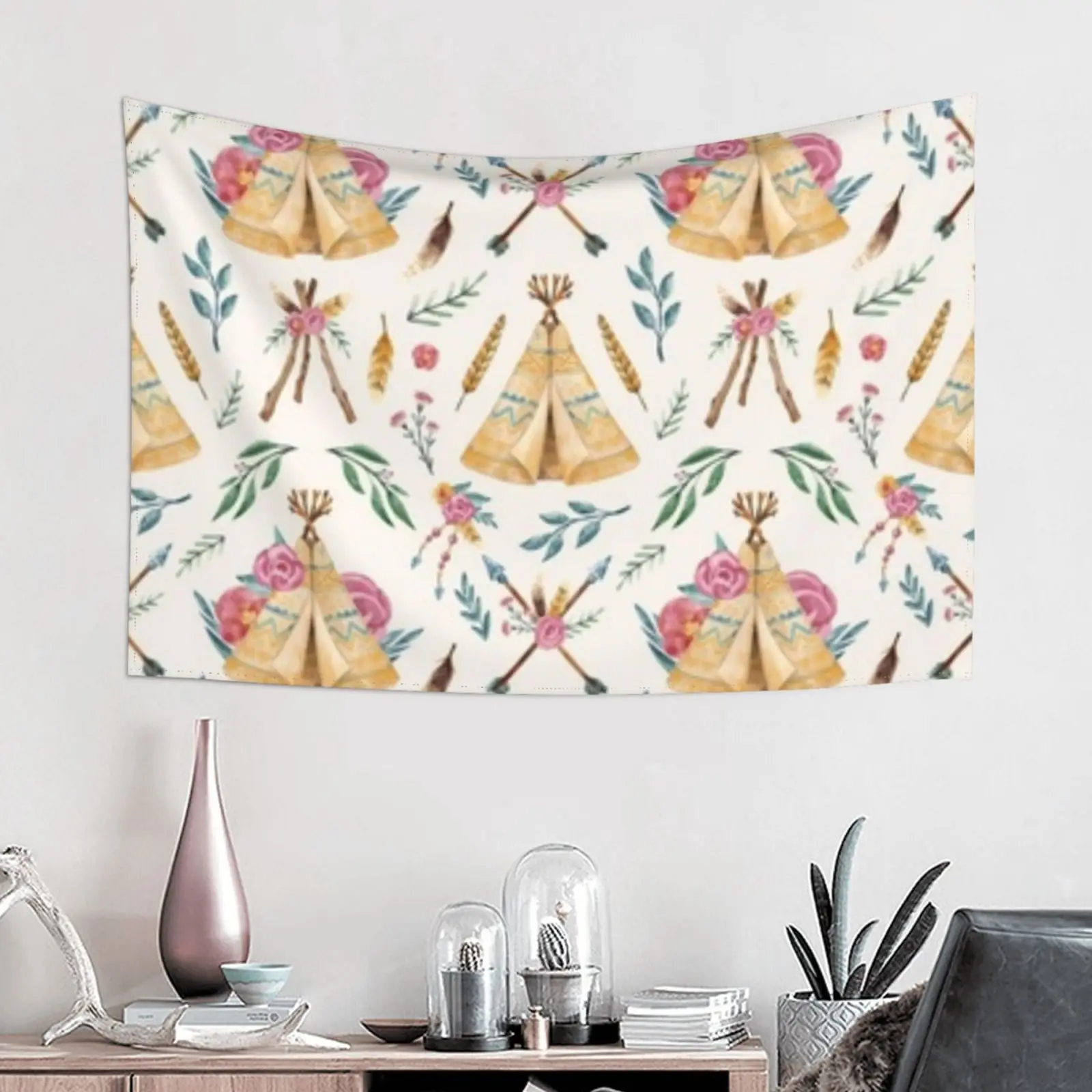 

60 inch x 40 inch Bohemian Tapestry Living Room Decoration Room Divider
