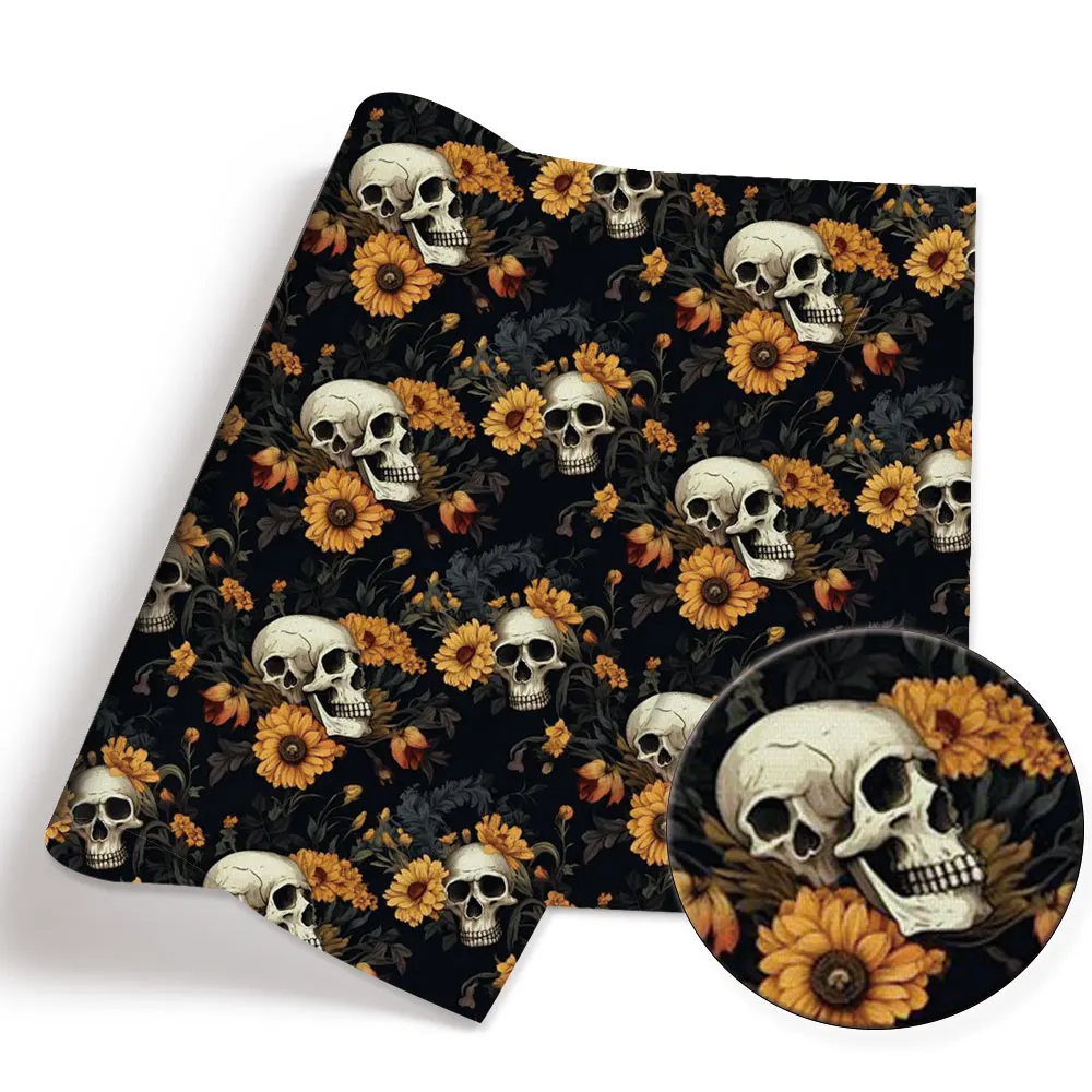 ja na halloween 140x50CM Kreskówka bawełniana tkanina Patchwork Tkanina Kid Home Tekstylia do szycia Sukienka dla lalek Zasłona Poliester