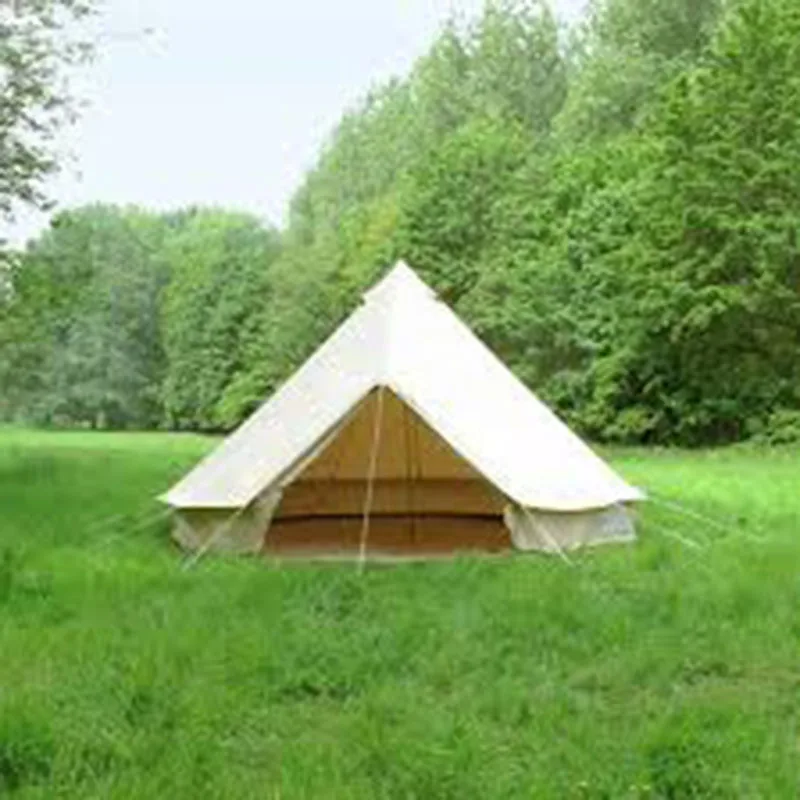 

Glamping Holiday Sun Shelter 4M Outdoor Camping Bell Tent Picnic Sunshade Shelter Bushcraft Tente De Plage Garden Decoration