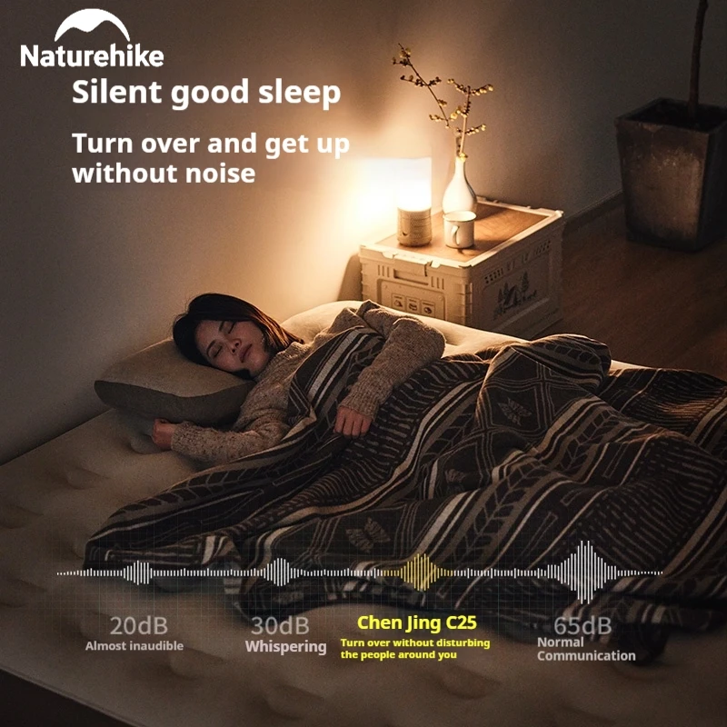 Naturehike автоматический надувной матрас для 1-3 человек, утолщенный домашний встроенный насос, спальная кровать, надувной коврик для кемпинга, путешествий на открытом воздухе C25 (art.: 3920cbd429daf) - 3920cbd429daf