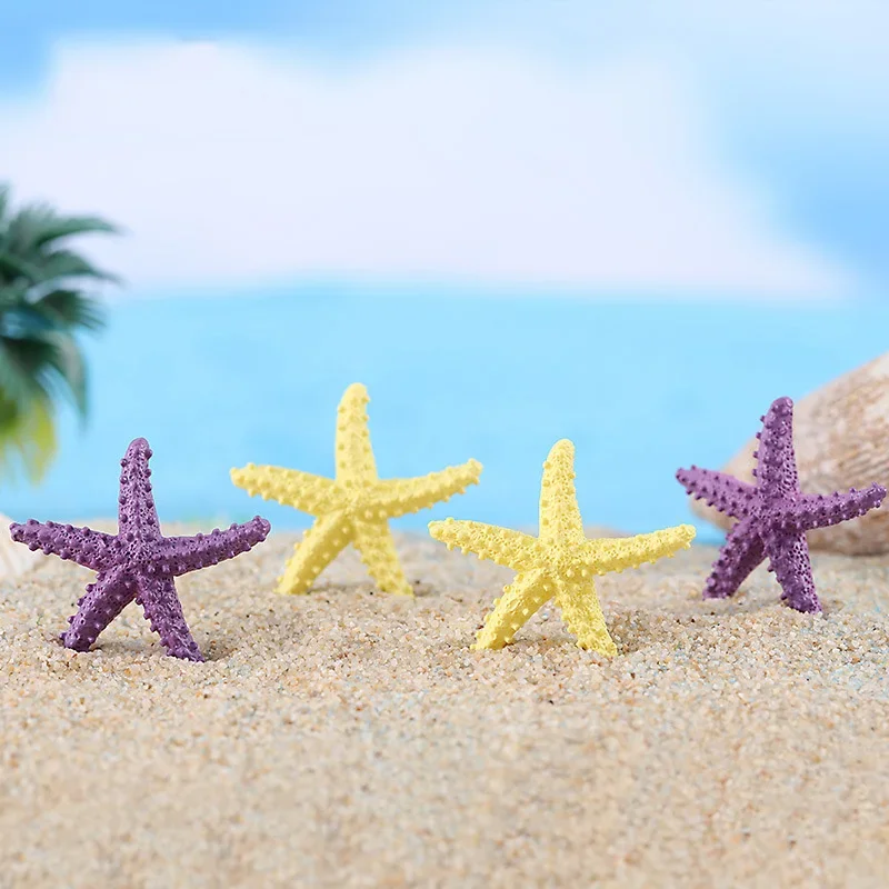 2 шт. украшение для аквариума средиземноморская смола морские звезды