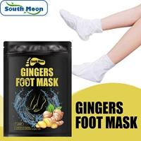 south moon ginger exfoliating foot mask exfoliating dead skin moisturizing pedicure socks anti crack foot mask free shipping