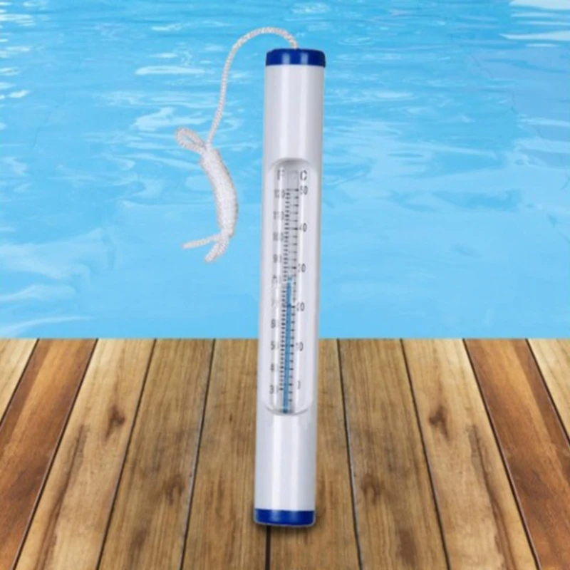 

Большой Плавающий Термометр для бассейна, термометры для воды с веревкой для наружного и внутреннего применения, спа