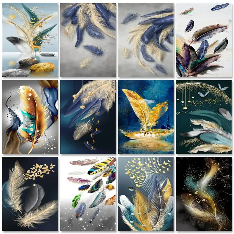 

RUOPOTY Acrylic Paint by numbers Acrylic paints Picture Drawing Scenery Paint for painting Home decoration Unique gift