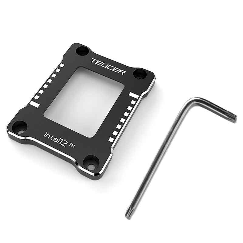 

TEUCER LGA1700-BCF 12Th Generation CPU Bending Correction Fixing Buckle LGA1700/1800 Buckle Fix Substitute CNC Aluminum