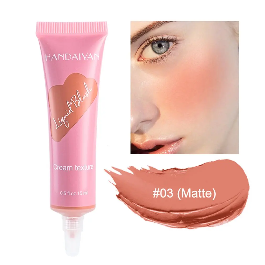 

Tube Liquid Blusher Moisturizing Repairing And Brightening Complexion Natural Matte Pearlescent Nude Makeup Blush