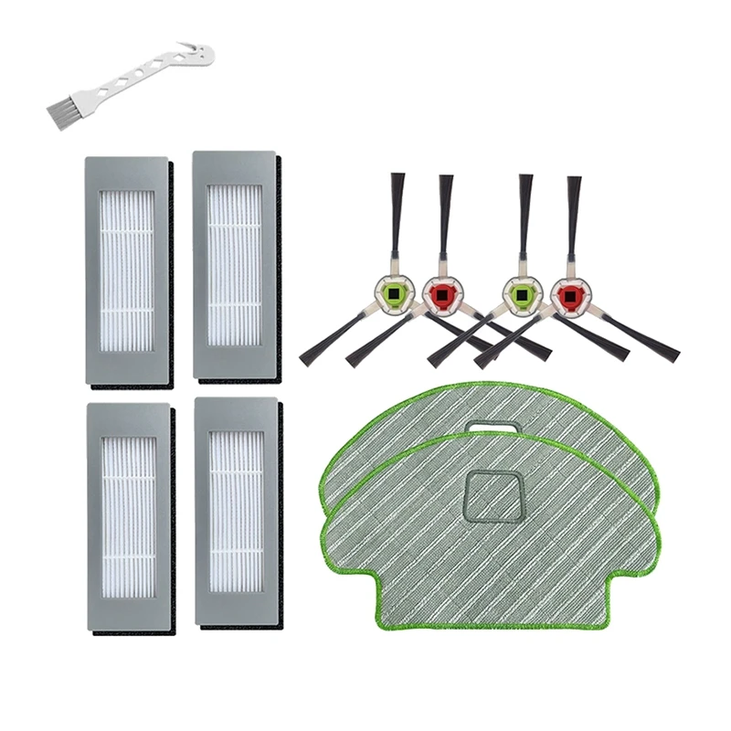 

Side Brush Hepa Filter Mop Cloths Rag Replacement For Irobot Roomba Combo R113840 Vacuum Cleaner Spare Parts