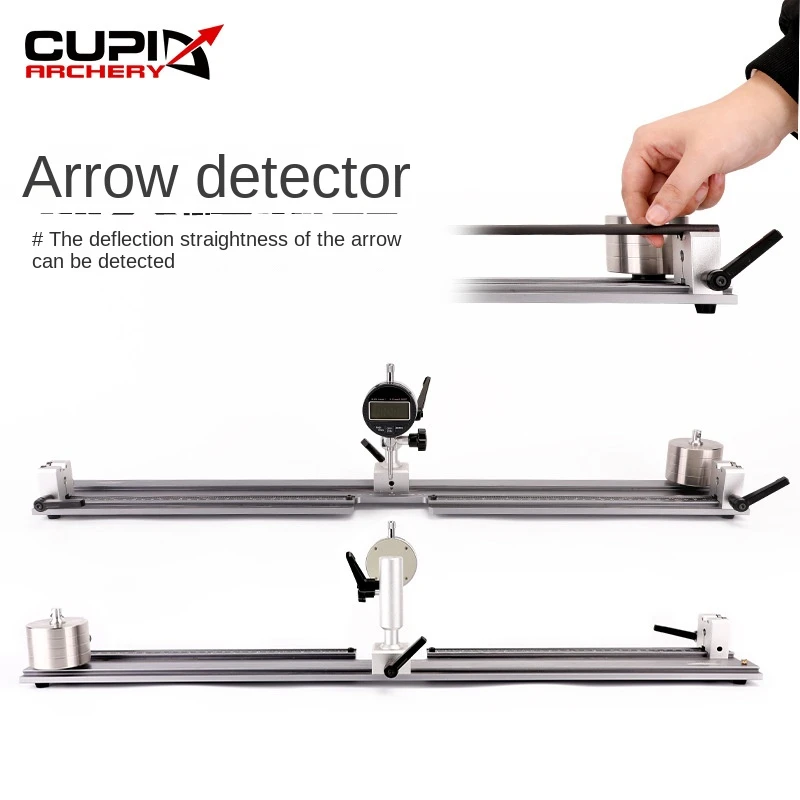 

Arrow Deflection Tester Measure Spine Adapt Nock Angle DIY Bow Adjustment Tool for Archery Hunting Shooting