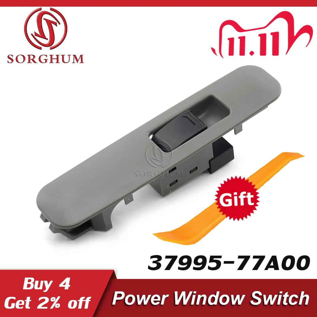 

Sorghum 37995-77A00 37995-77A00-T01 Car Right Passenger Electric Power Window Lifter Switch For Suzuki Carry Alto 3799577A00