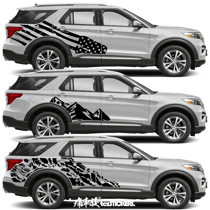 Автомобильная наклейка для Ford Explorer 2023 внешнее украшение модифицированная модная