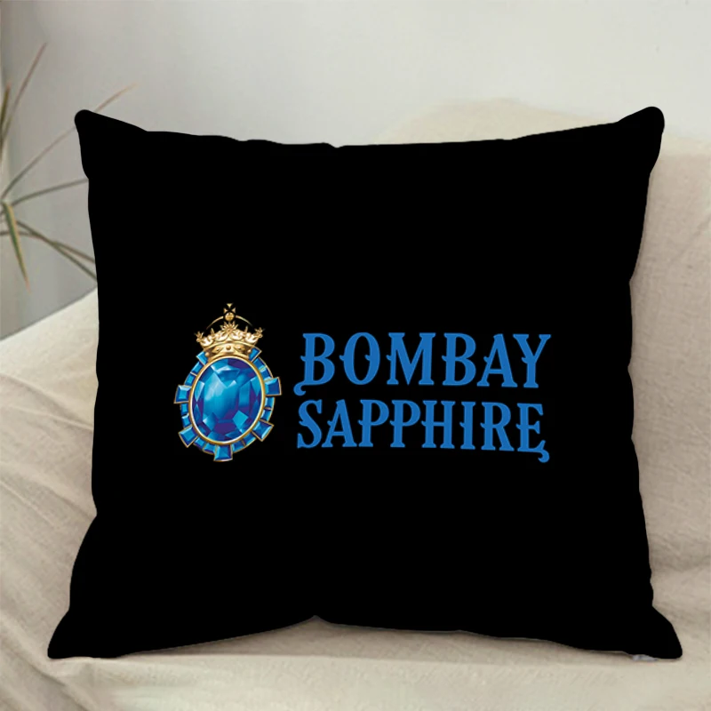 Квадратный Чехол Для Подушки С Сапфировым Стеклом Двусторонний Удобный Спальни