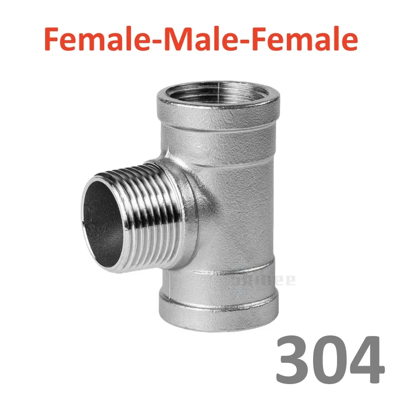 

3-ходовой тройник DN6/DN8/DN15/DN25 нержавеющая сталь 304