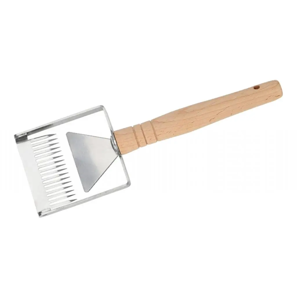 

Uncapping Fork Scraper with Wooden Handle Beekeeping Equipment