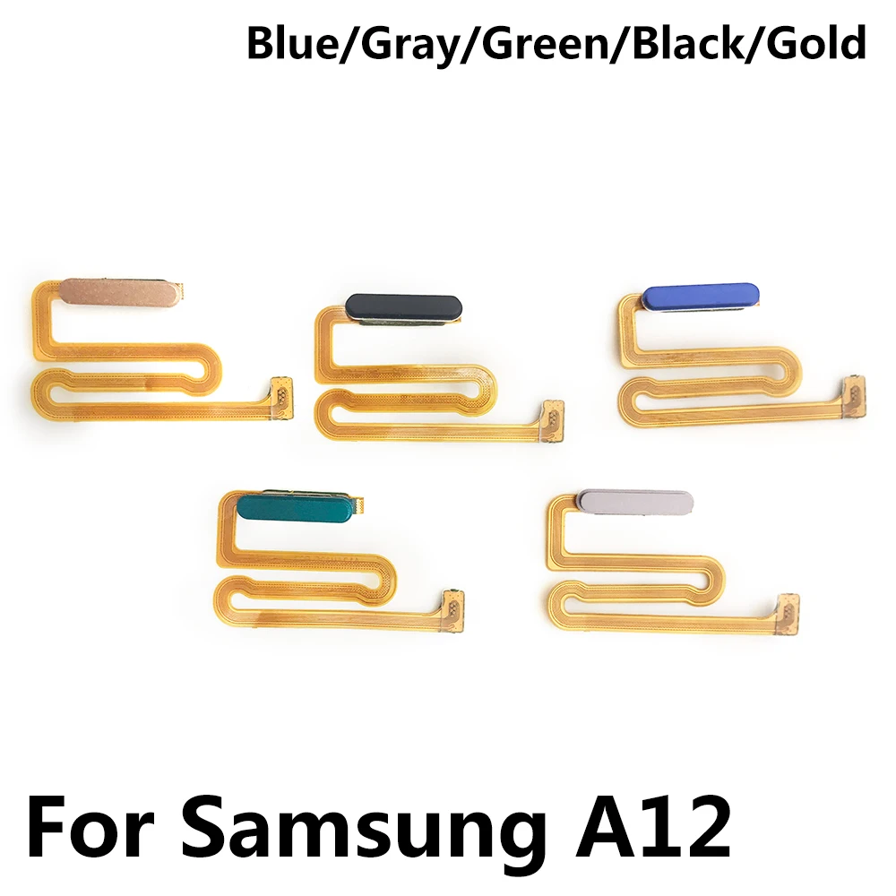 Najtaniej 10 Sztuk Przycisk Zasilania Przełącznik Wycisz On / Off Czujnik Linii Papilarnych Dotykowy Skaner ID Klucz Flex Cable Do Samsung Galaxy A12